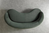 Emily Green Velvet Sofa 91" & Loveseat 81"