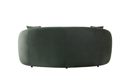 Comfort seating detail on Emily loveseat