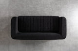 Carlina Black Velvet Sofa & Loveseat view 17