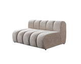 Lis Sand Boucle Double Chaise 147" Sectional view 20