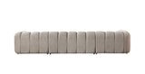 Lis Sand Boucle Double Chaise 147" Sectional view 16