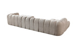 Lis Sand Boucle Double Chaise 147" Sectional view 17