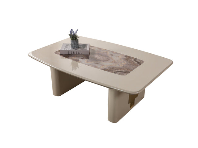 Carlina Ivory Coffee Table from Decor Furniture