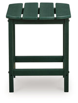 Sundown Green Shores Adirondack chair head-on view