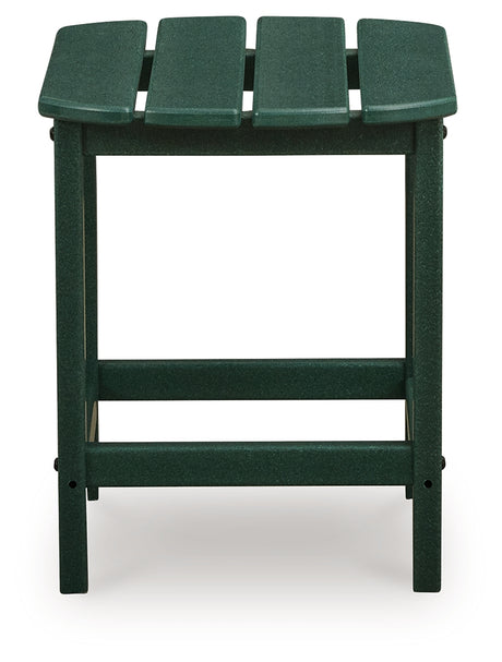 Sundown Green Shores Adirondack chair head-on view
