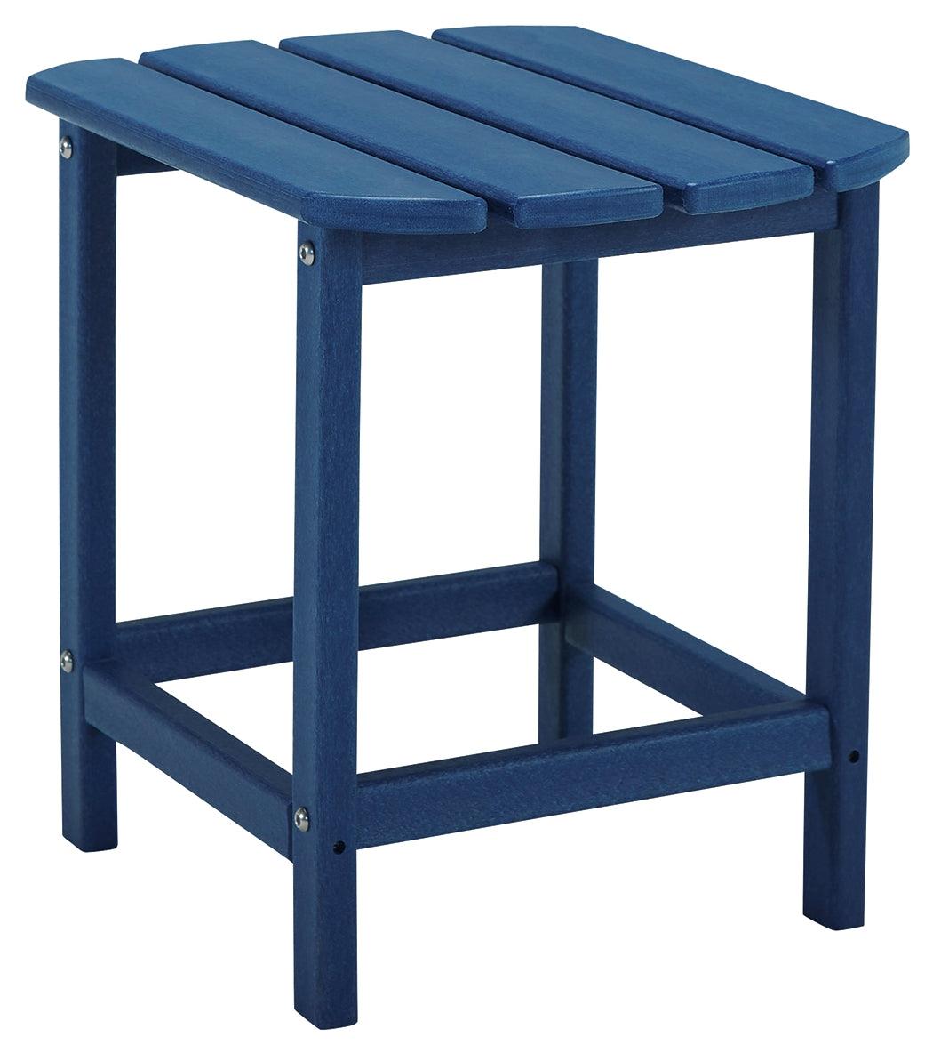 Sundown Treasure Blue End Table front view