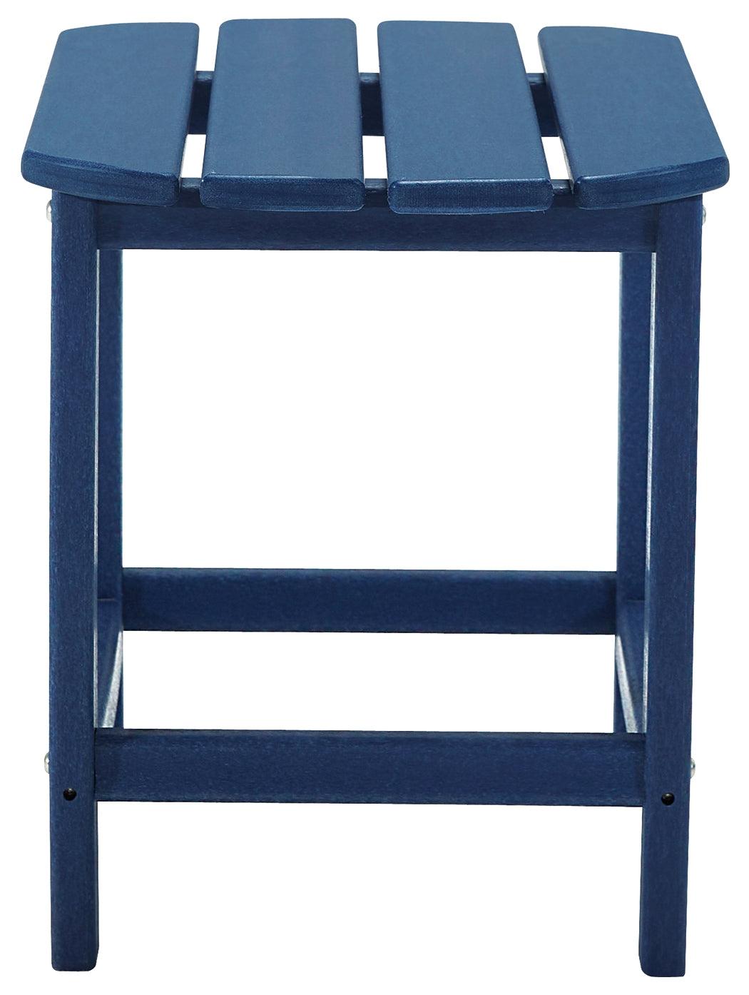 Sundown Treasure Blue End Table side view