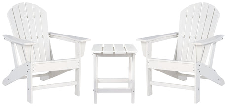 Angle showing the rocking base of the chair