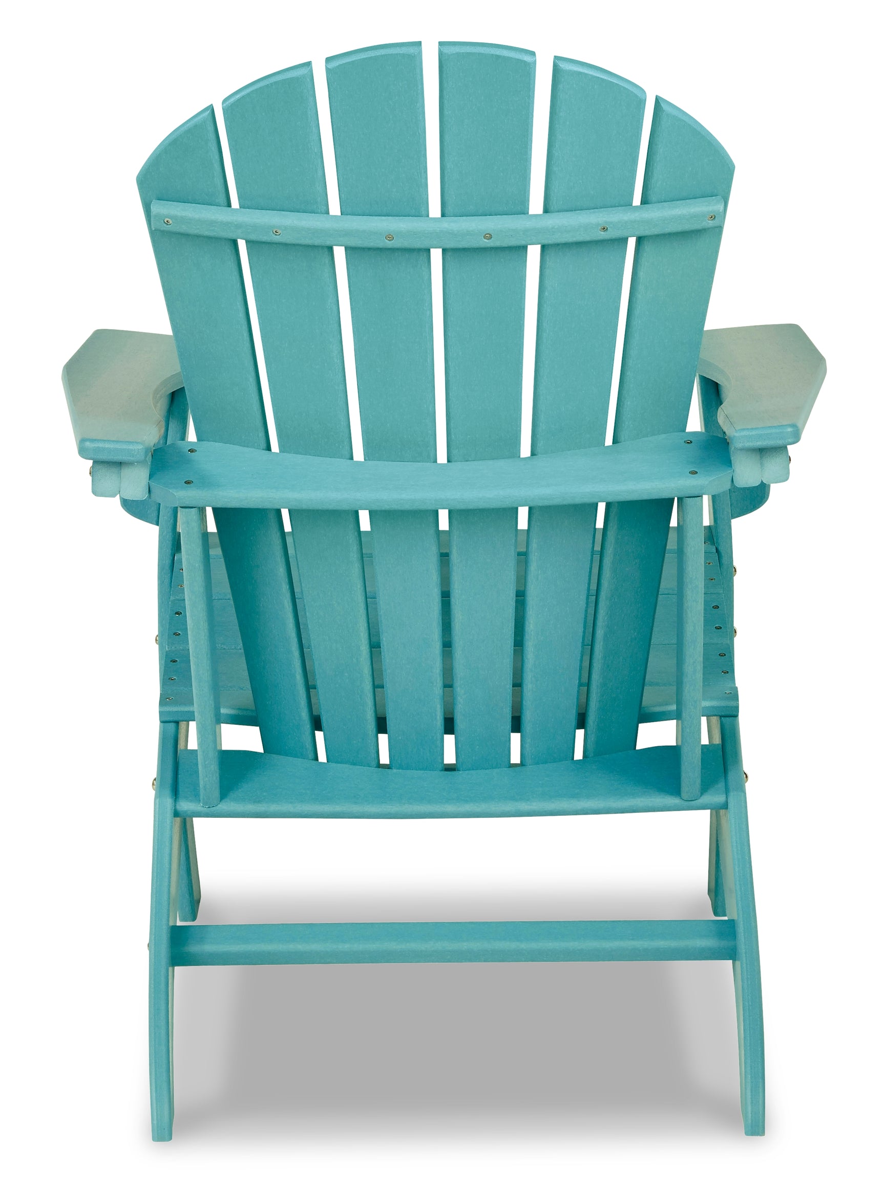 Sundown Turquoise Treasure outdoor chair and end table set, front angle