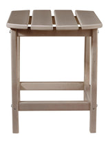 Sundown Treasure Driftwood Outdoor End Table front view