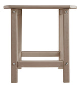 Sundown Treasure Driftwood Outdoor End Table side profile