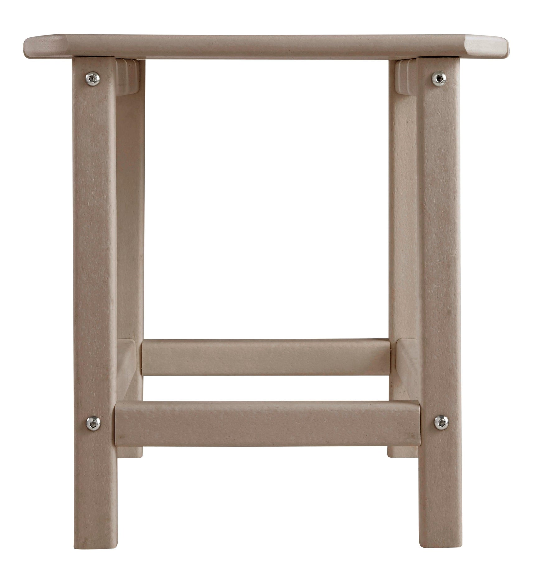 Sundown Treasure Driftwood Outdoor End Table side profile