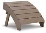 Sundown Treasure Driftwood Ottoman side view