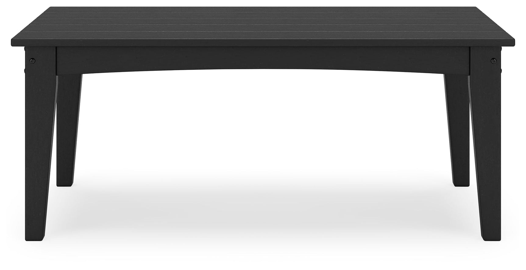 Hyland Wave Black Outdoor Coffee Table