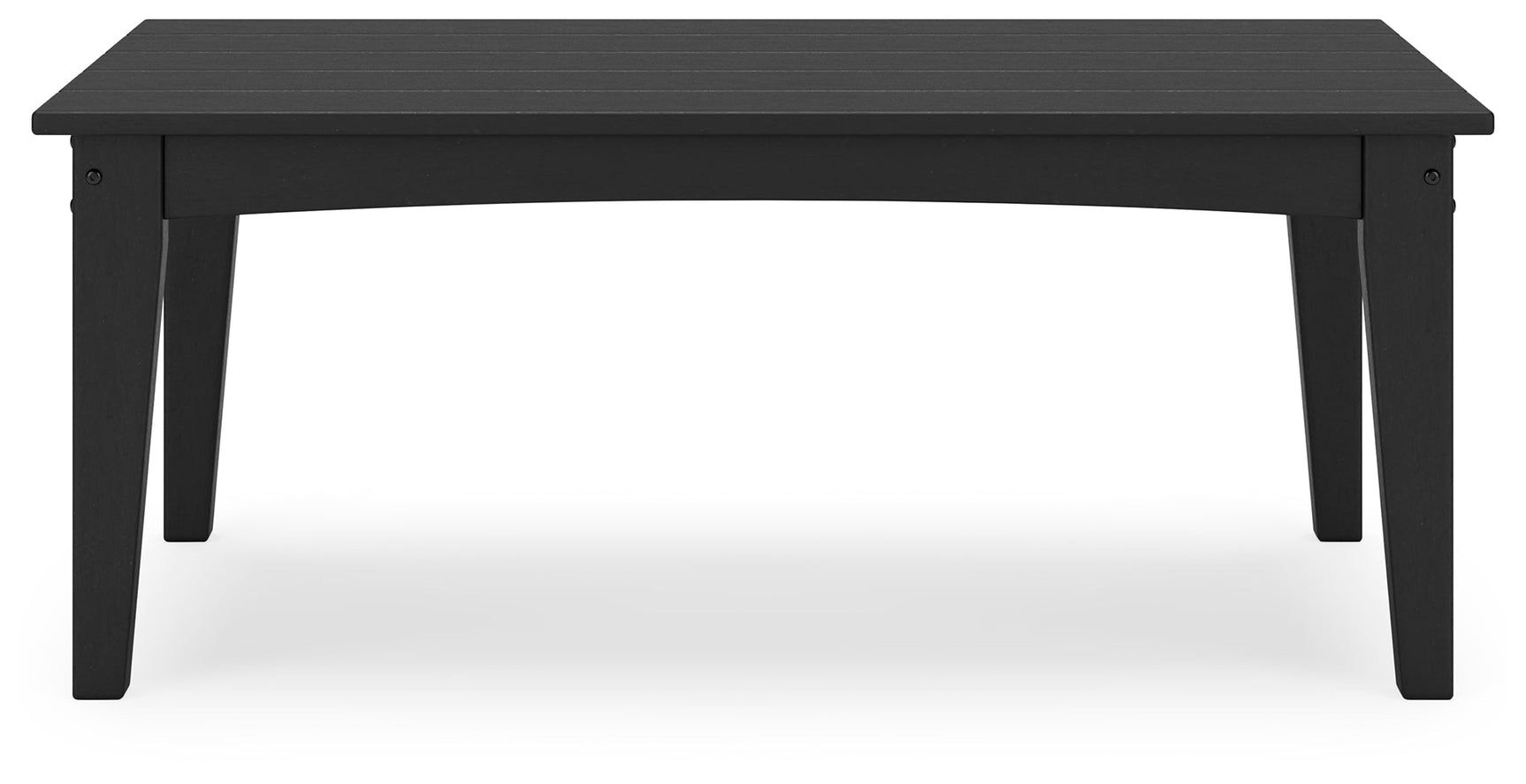 Hyland Wave Black Outdoor Coffee Table