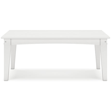 Hyland Wave Outdoor Coffee Table rear view