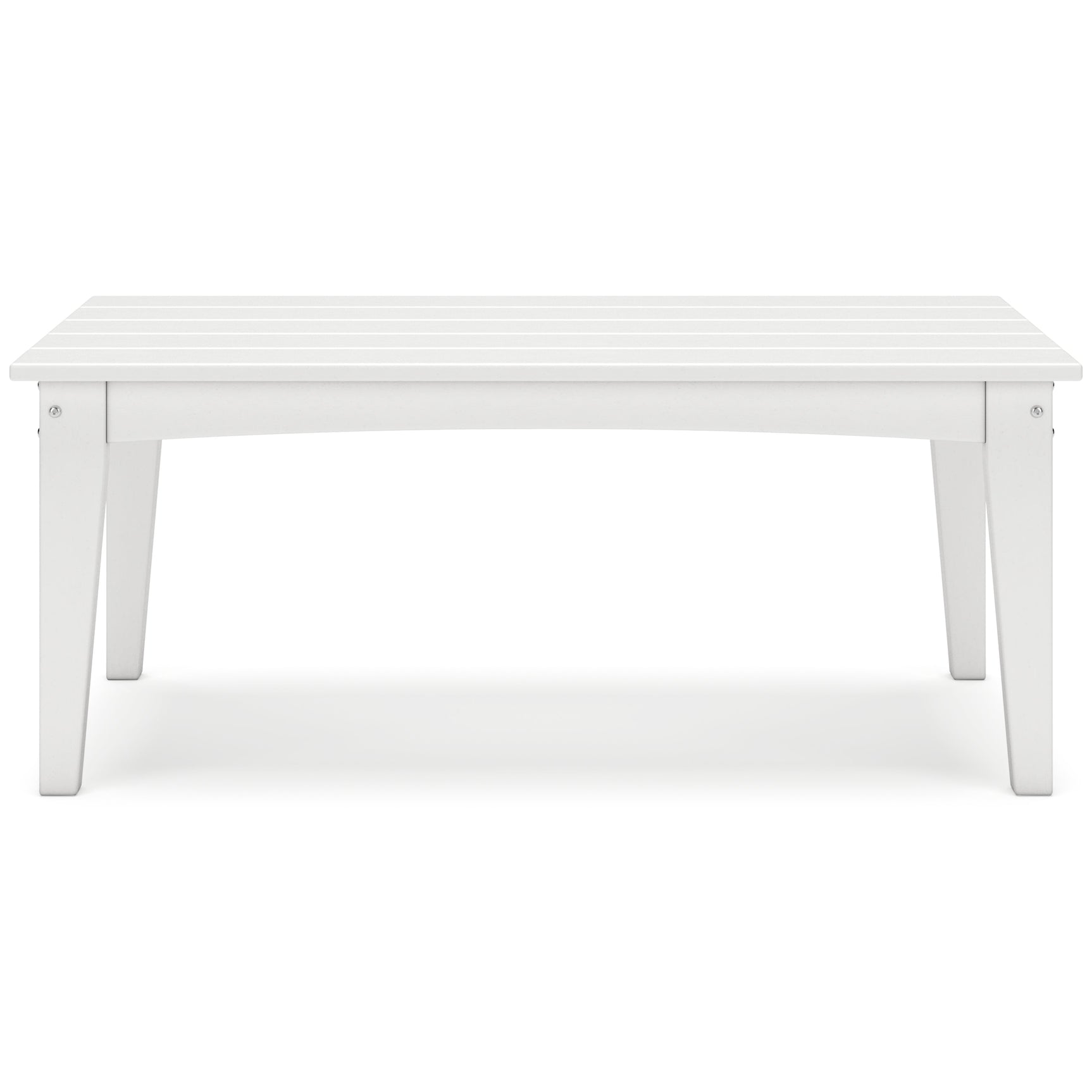 Hyland Wave White Outdoor Coffee Table