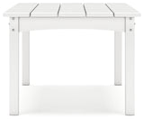 Hyland Wave White Outdoor Coffee Table