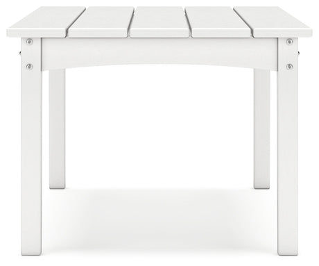 Hyland Wave Outdoor Coffee Table, side alternate angle