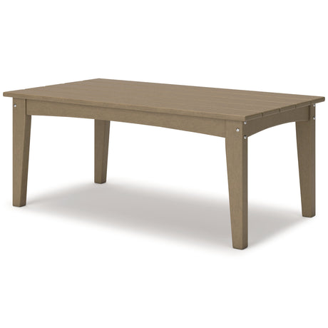 Hyland Wave Outdoor Coffee Table alternate angle