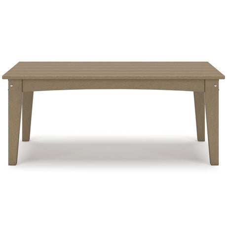 Hyland Wave Outdoor Coffee Table back view