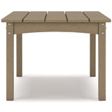 Hyland Wave Driftwood Outdoor Coffee Table