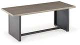 Bree Brown Zee 4-Piece Outdoor Sectional with End Table