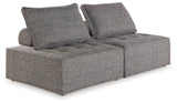 Bree Zee Brown 2-Piece Outdoor Sectional side view