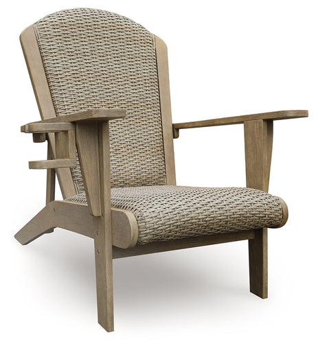 Marina Sun Adirondack Chair angled side view
