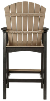 Fairen Trail Barstool showing seat depth and width