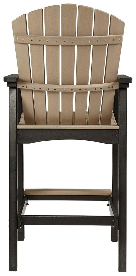 Fairen Trail Barstool showing seat depth and width