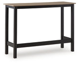 Shoreline Beach outdoor counter table close-up angle
