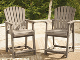 Seacliff Beach Outdoor Counter Height Bar Stool angled view