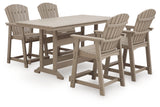 Seacliff outdoor dining barstool detail