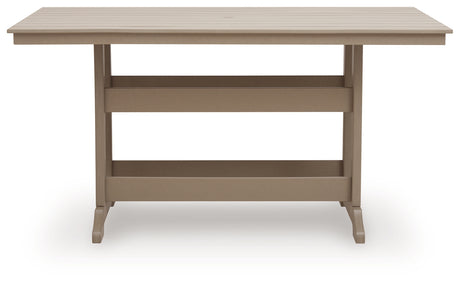 Seacliff Beach Outdoor Table head-on front view