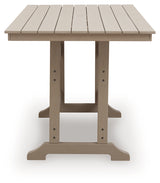Seacliff Beach Outdoor Table side profile