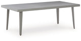 Gali coffee table top view with wood finish look