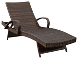 Kantana Chaise Lounge side view showing curved armrest