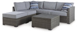 Petal Road outdoor sectional head-on view