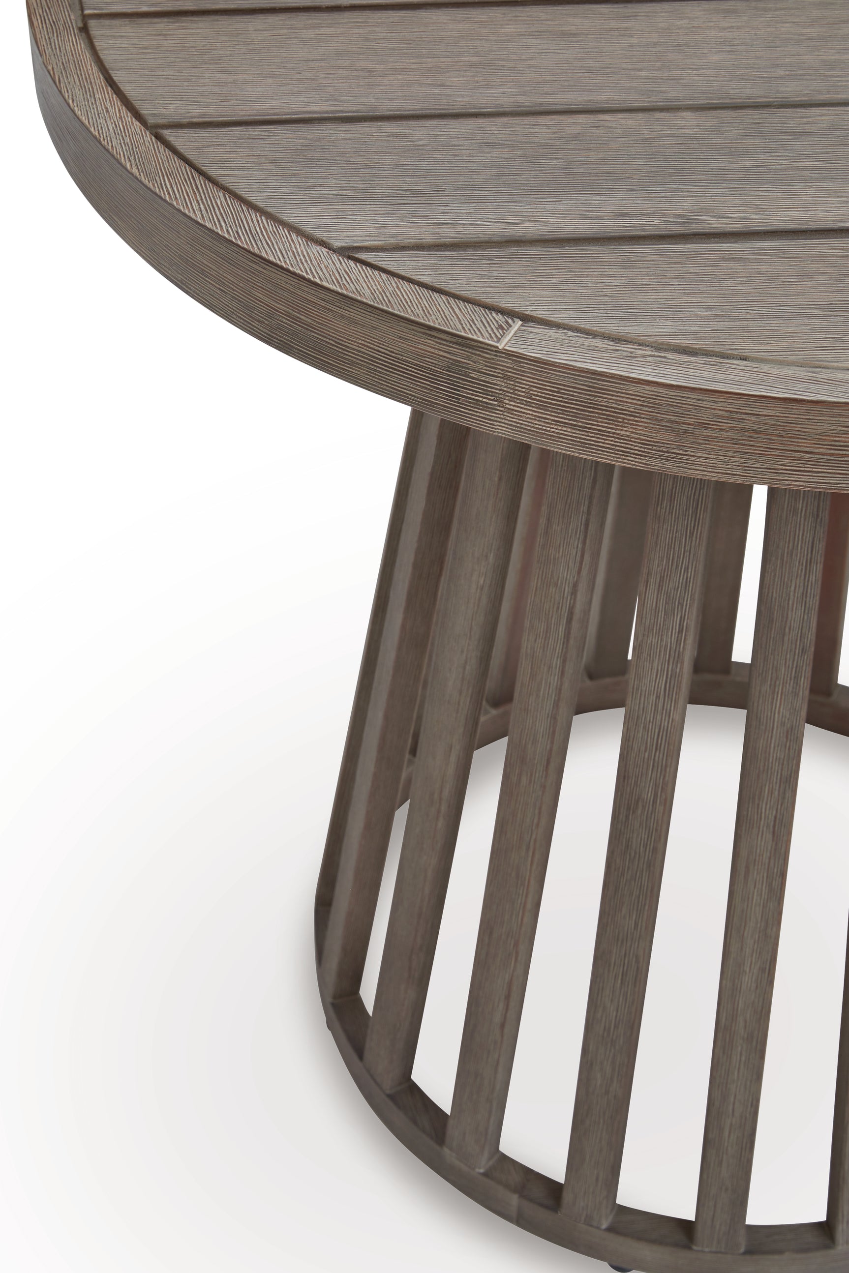 Joy Lagoon Beige Outdoor Dining Set with Cushions and Round Table
