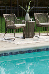 Majors Beach Beige Outdoor Table with 2 Chairs