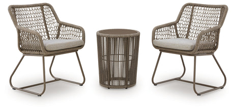 Majors Beach Outdoor chair angled view showing rope detailing
