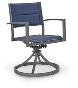 Rocky Creek Outdoor Sling Swivel Chair rotating mechanism view