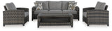 Oasis Court sofa head-on view
