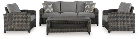 Oasis Court sofa head-on view