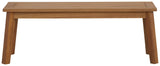 Janiyah Outdoor Dining Bench head-on view