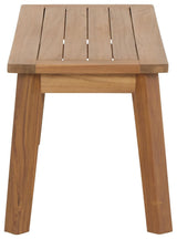 Janiyah Outdoor Dining Bench side view