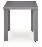 Close-up of Half Moon Beach gray wood-look finish