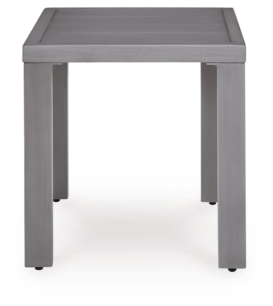 Close-up of Half Moon Beach gray wood-look finish