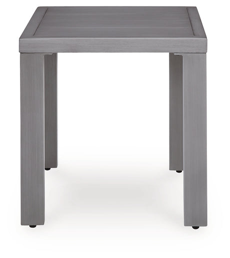 Close-up of Half Moon Beach gray wood-look finish
